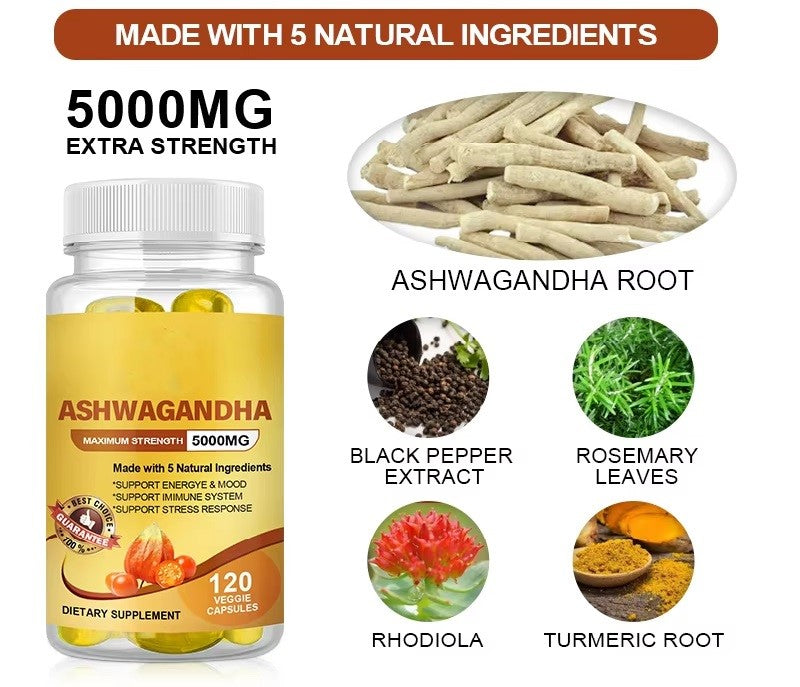 Ashwagandha 120 Capsulas (2 meses)