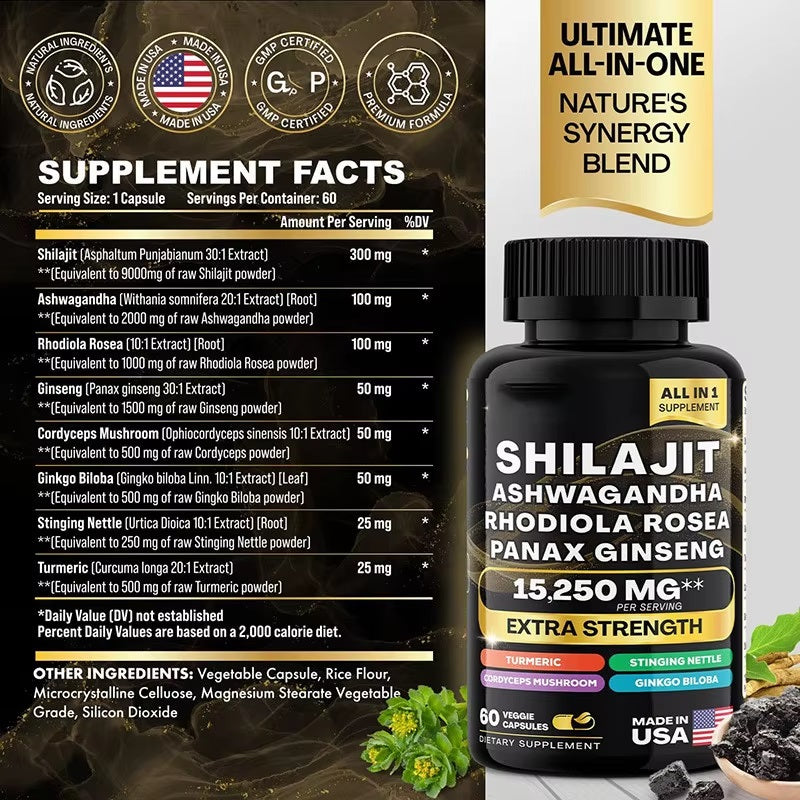 Shilajit 60 Capsulas (2meses)