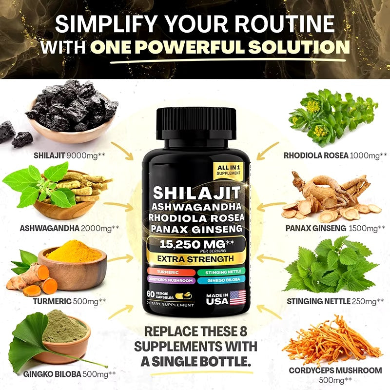 Shilajit 60 Capsulas (2meses)