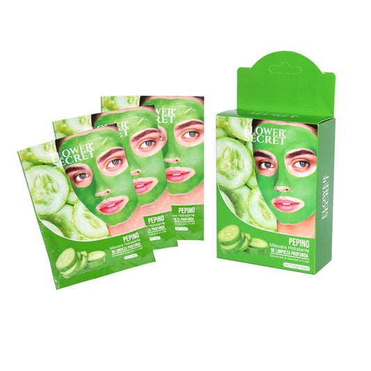 MASCARILLA PEPINO HIDRATA LIMPIEZA 10 UNIDADES